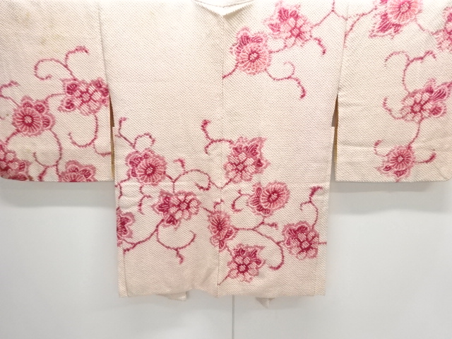 Japanese Kimono / Chirimen Kinsha Silk